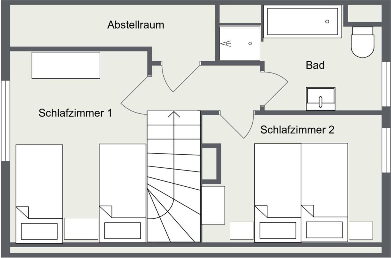 Ferienhaus Gartenstrasse Osten Dış mekan fotoğraf